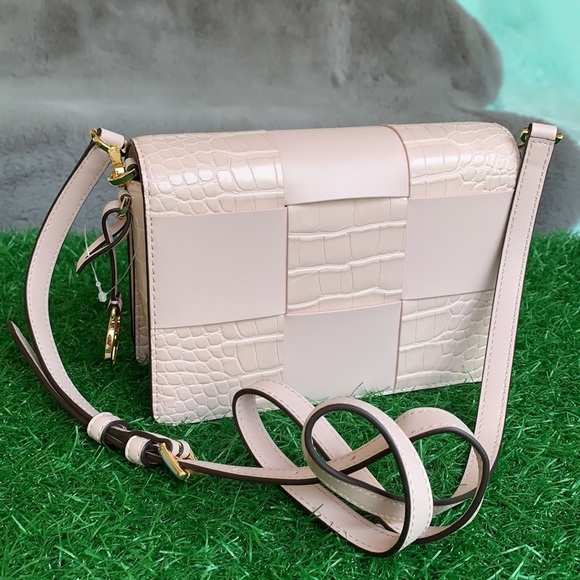 Michael Kors Mercer Sm clutch XBODY Powder Blush - Picture 8 of 15